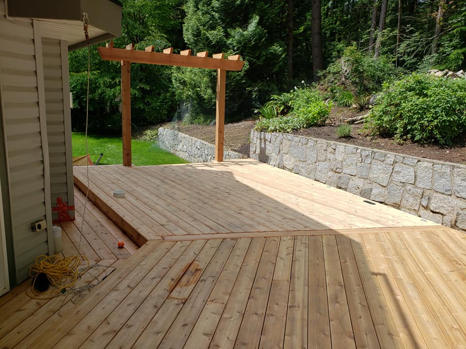 decks, pergolas, gazebos, stairs, patios, and other carpentery work samples from our past projects
